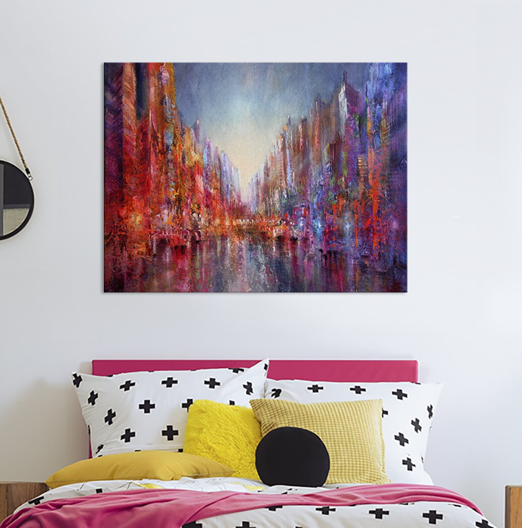 Leinwandbild City in Colour von Annette Schmucker