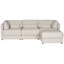 Ease 4-Piece Dove Sectional-1502693563