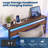 LED Bed Frame with Charging Headboard