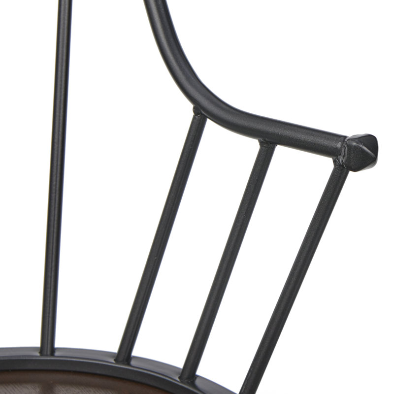 Fauteuil à dossier Avresso de couleur brun espresso Avdo