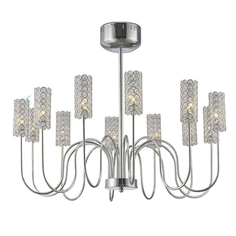 12 - Light Shaded Chandelier