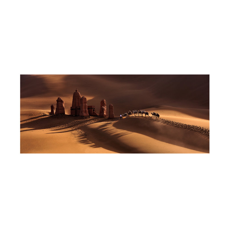 «Mei Xu Mysterious Destination», art sur toile, H 10 po x l 24 po