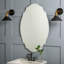 Tia Flat Glass Beveled Mirror