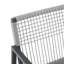 Ensemble de salle à manger d'extérieur, ensemble de 6 chaises de salle à manger en aluminium