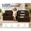 4 Seater Corduroy Sofa & Chaise-135004523