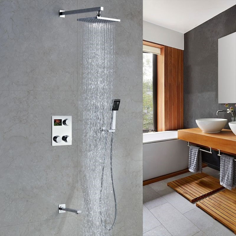 Modern stainless steel basin faucet with water-saving aerator and smooth lever handle