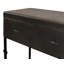 Table de bout en cuir chagrin 
