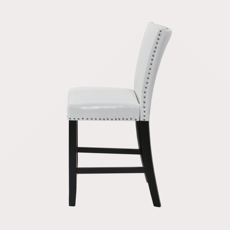 Fauteuil en velours 2pc, Blanc