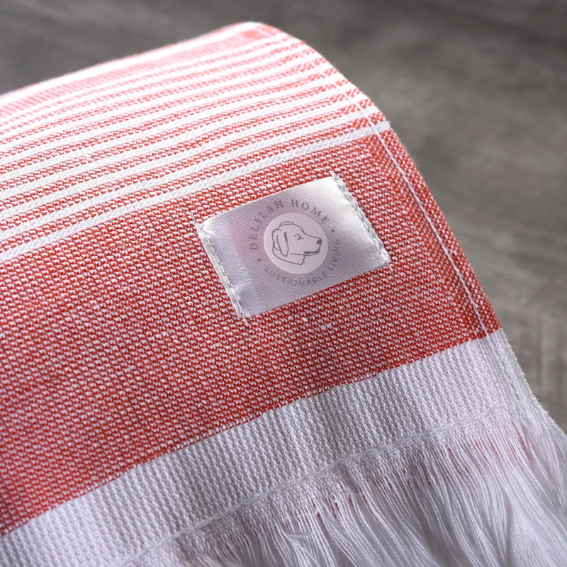 Serviettes de plage 100% coton biologique Sunset