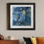 « Or indigo II », peinture sur papier encadrée-11411176-11411181