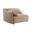 Veata Light Brown Suede Sectional Sofa