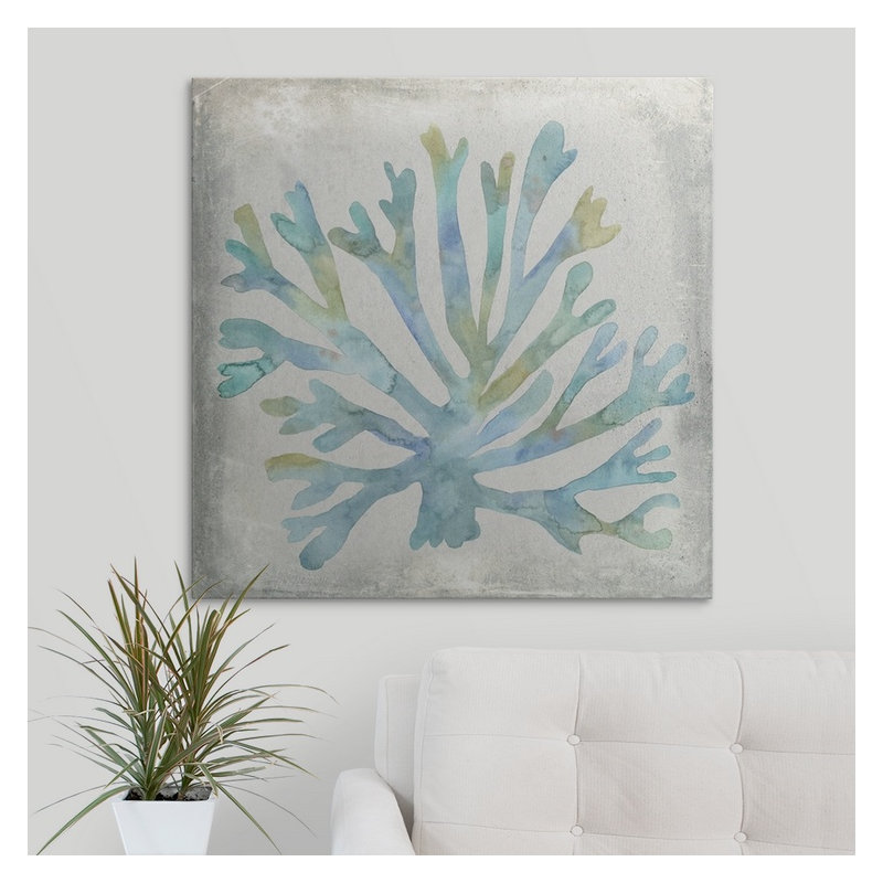 "corail i" megan meagher, reproduction d’art, H 16 po x l 16 po x P 1,5 po, Toile