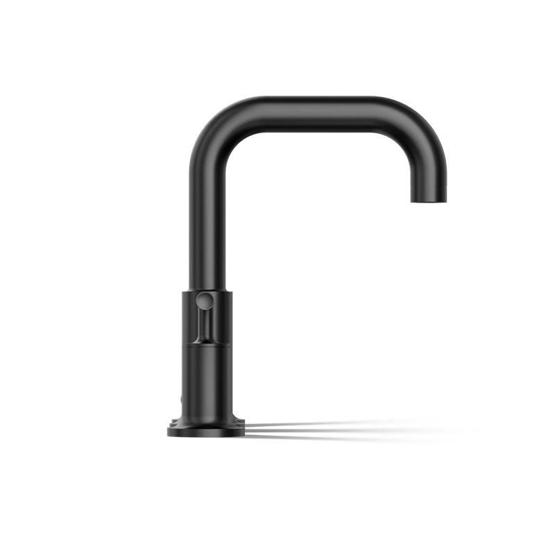 Purist® for Two Deck-Mount Bath Faucet Trim for High-Flow Valve with Lever Handles, Valve Not Included, Matte Black