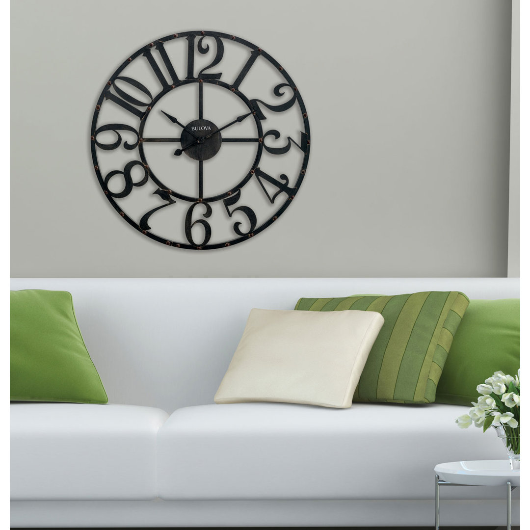 Beccles Metal Wall Clock Wildon Home®