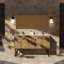 Meuble-lavabo double l 60 po x P 20 po Lancy -1649088739