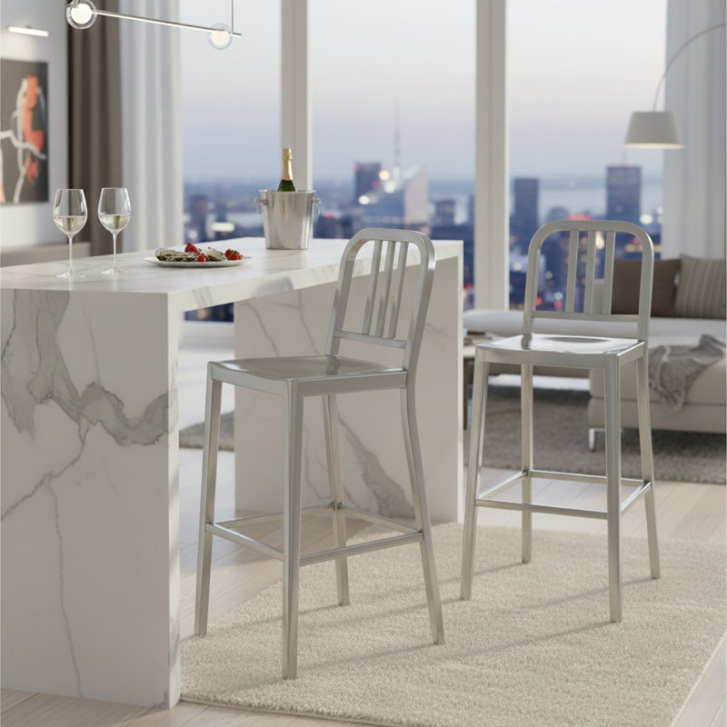 Angus Stainless Steel Counter Stool