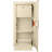 0.82 Cubic Ft Beige Biometric Wall Safe, Solid Steel Structure With Removable Shelf And Locking Compartment Safe In Beige, Lock For Enhanced Security