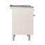 Cuisinière à double combustible de 40 po avec 6 brûleurs scellés et plaque chauffante ILVE Nostalgie II Series (porte pleine)-708322072-708322087