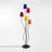 Five-Light Blossom Fabric Shade Floor Lamp