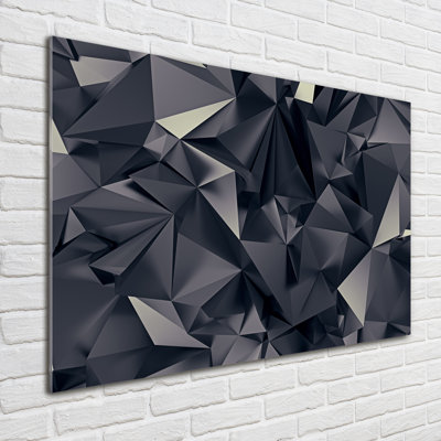 Glass Print Wall Art 100X70cm Image Printed On Glass Decorative Wall Picture Behind Toughened / Tempered Safety Real Glass For Kitchen & Living Room Theme:Abstract Background