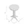 Adelaida 30.25" L Round Solid Wood Table
