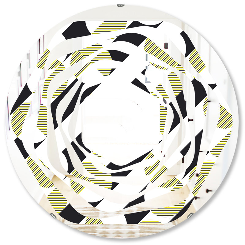 Miroir mural Whirl, H 31,5 po x l po