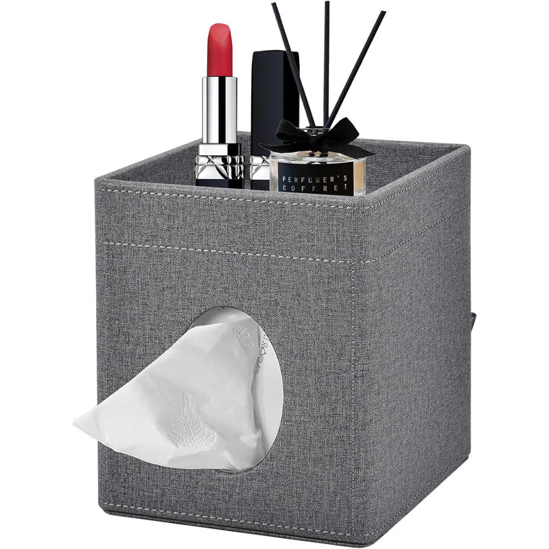 Tissue Box Cover, Grey