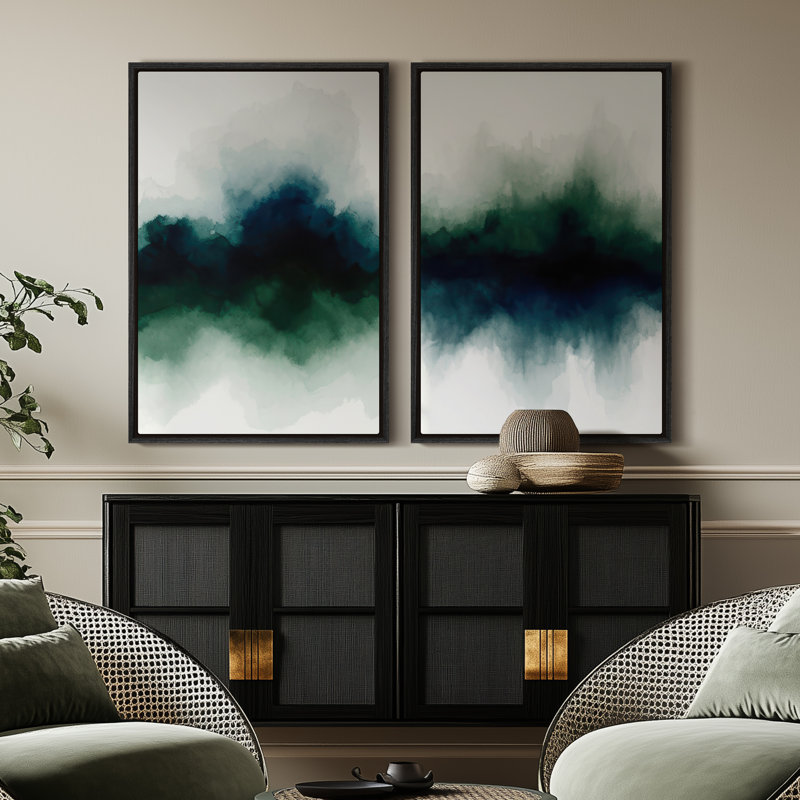 Art mural encadré sur toile, rétro muraux abstraits pour chambre à coucher, H 36 po x l 24 po, Noir