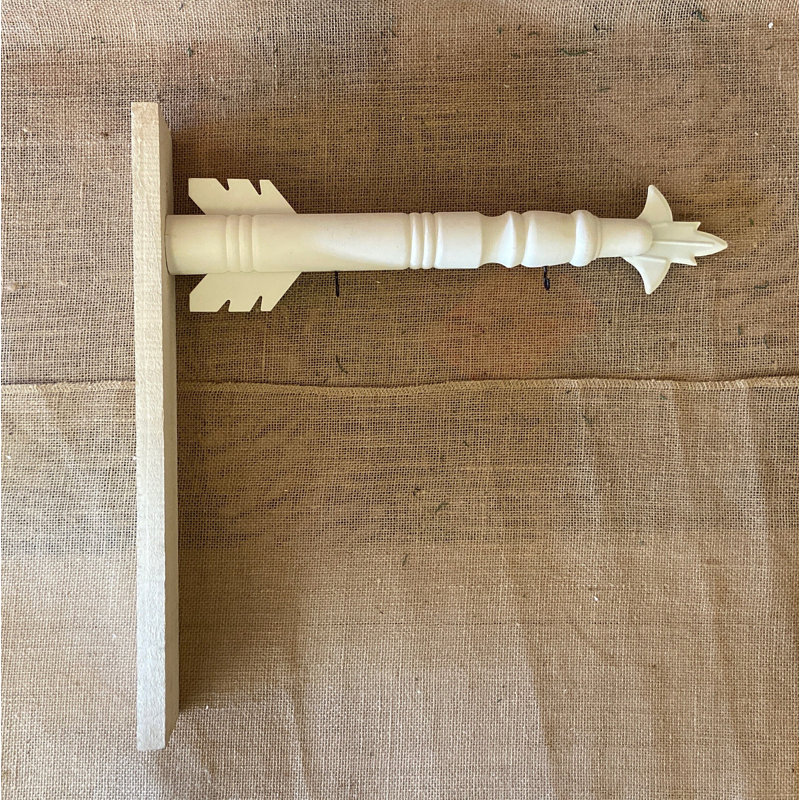White Wood Arrow Holder