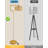 62-Inch Rattan Floor Lamp With Double Shades, Arc Standing Lamp For Living Room, Bedroom, And Office, Foot Switch, Sturdy Base, Easy Assembly