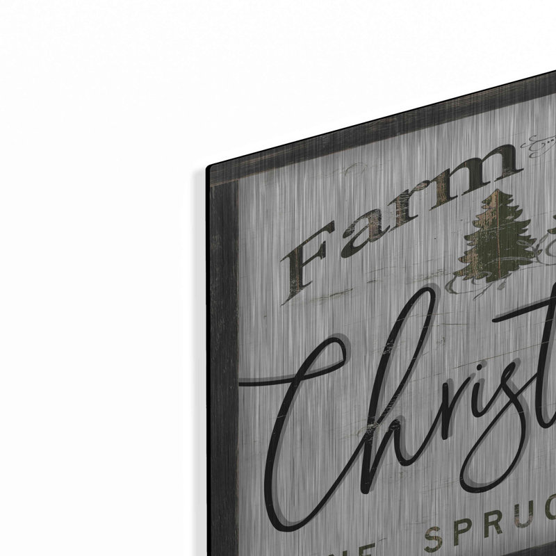 «Farm Fresh Christmas Trees II» par Cindy Jacobs, métal, H 16 po x l 24 po
