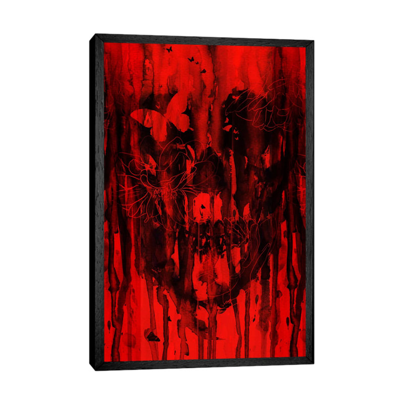 Birth Of Oblivion II by Nicebleed - Print on Canvas, 152.4cm H x 101.6cm W x 3.81cm D, Black Framed