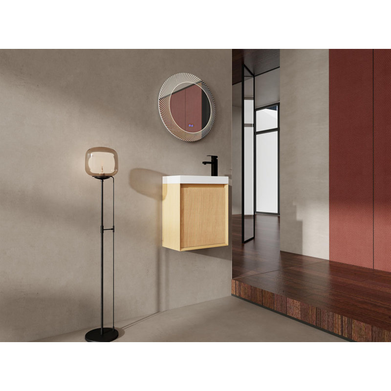 Meuble-lavabo 18,5 po avec lavabo en résine