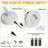 LED Beads Copper Wire Tree Branch Night Light Touch-Sensitive Switch Decorative Table Lamp Battery And USB Operated