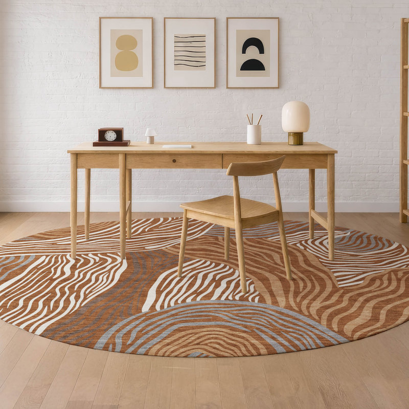 Tapis intérieur / extérieur lavable à la machine Chantille ACN2603, Marine, 1 pi 8 po x 2 pi 6 po