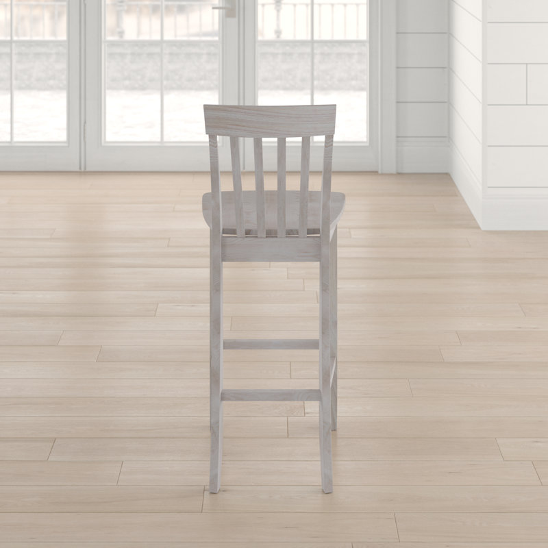 Depali Solid Wood Counter Stool, Bar Stool (30" Seat Height)