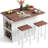 Lujane 3-Piece Drop Leaf Kitchen Island Set-387945878-378934770