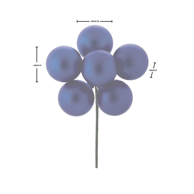 Boule de 40 po 40 po , Bleu royal