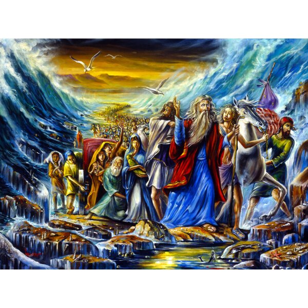 Bloomsbury Market Moses Leads The Wayfair The Framed Canvas From On | Egypt Painting Exodus