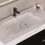 Les meubles-lavabos modernes (doivent inclure le meuble-lavabo et le lavabo) avec rangement, baignoire en marbre de 36 pouces