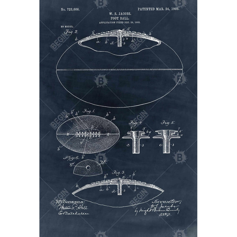 «Blueprint of a foot ball»