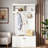 Hall Tree With Storage Cabinets, Display Shelves, Hooks And Shoe Bench-117378755