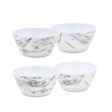 Carrara Marble Melamine Cereal Bowls