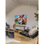 Curious Cow I - reproduction sur toile-715765668