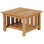 Mission Outdoor Square Teak Coffee Table