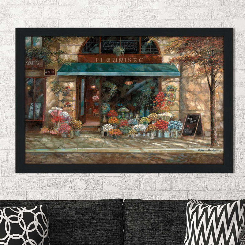 Fleuriste revisité par Ruane Manning - reproduction de cadre photo, H 27,5 po x l 39,5 po x P 0,75 po