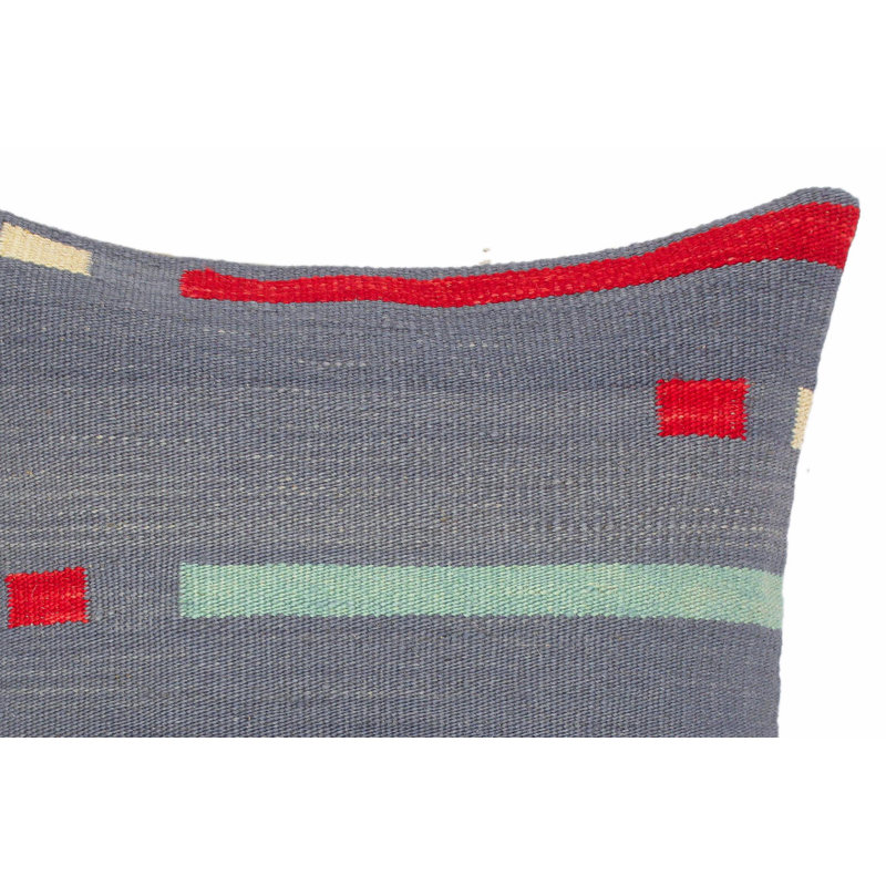 Throw Pillow, 19" x 19", Red/Green/Black