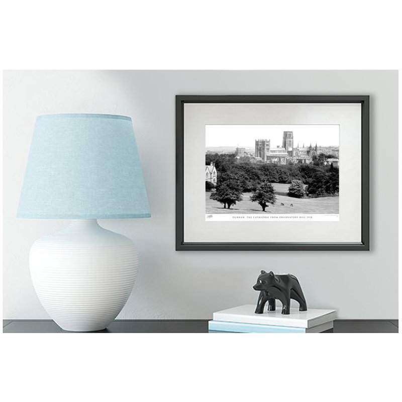 Durham, The Cathedral From Observatory Hill 1918 by Francis Frith - Single Picture Frame Print, 28cm H x 36cm W x 2.3cm D