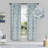  Modern Bohemian Leaves Pattern 100% Polyester Machine Washable Room Darkening Blackout Curtains-104011615-104310933