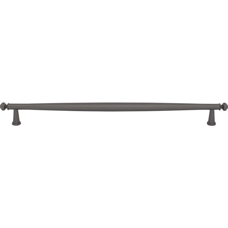 Coddington Bar Pull, Ash Gray, 12" Center To Center